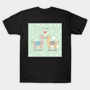 Alpacas in Love T-Shirt